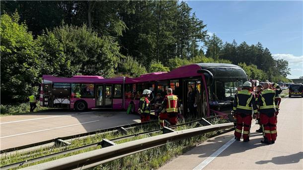 Die A24 war wegen des Unfalls in Richtung Hamburg voll gesperrt.