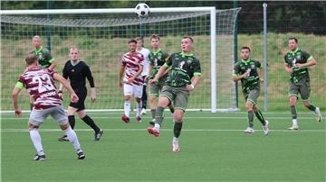 TSV Abbehausen gegen Heidmühler FC in der Fußball-Bezirksliga
