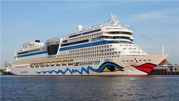 Die „Aidamar“ wird bis mindestens Ende März in Bremerhaven liegen.