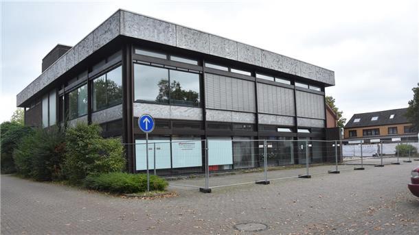 Die alte Schalterhalle der Volksbank.