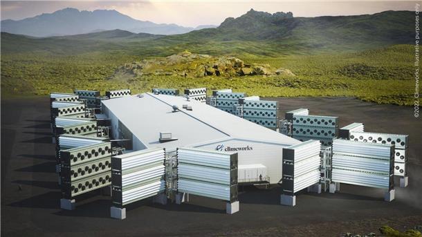 CO2 aus Atmosphäre entziehen: Ist das die Lösung fürs Klima? Die Anlage „Mammoth“ in Island zum CO2-Entzug aus der Atmosphäre: Der jährliche Ausstoß an Kohlendioxid steigt global weiter an.