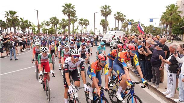 Die Auftaktetappe beim Giro d’Italia. 