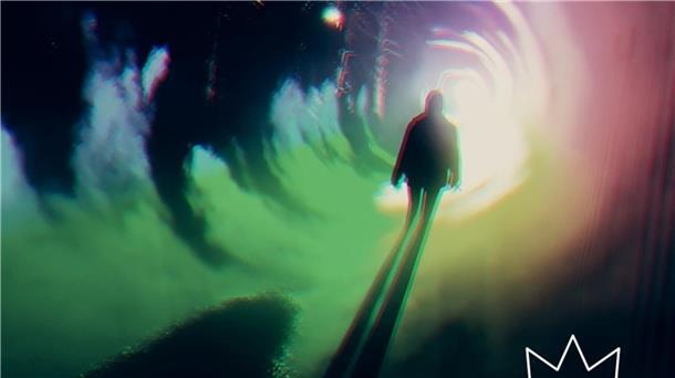 Post-Punk is not dead: „Urbandoned“ spielen in Nordenham Figur in einem Lichtertunnel