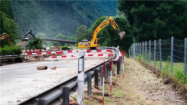 Rekordtempo: Alpenautobahn A13 schon Freitag offen Die Bauarbeiten an der A13 gingen schneller voran als erwartet.