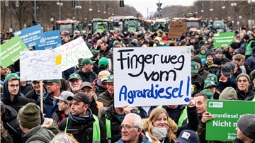 Bauerndemo in Berlin
