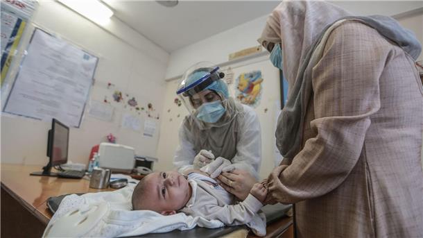 Polio-Impfeinsätze im Gazastreifen sollen in Kürze beginnen Die Behörden wollen mehr als 90 Prozent der Kinder unter 10 Jahren erreichen (Archivbild)