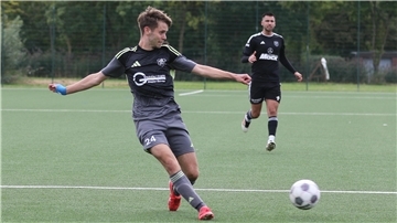 Fußballspiel des TSV Abbehausen mit Julian Milz