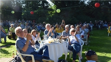 Die Besucher hatten Spaß.