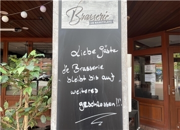 Die Brasserie am Marktplatz in Nordenham ist geschlossen.