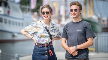 Die Bremerhavener Studenten Jennifer Wrona und Finn Hampel wünschen sich ein kreatives Alternativ-Programm in der „Alten Bürger“.
