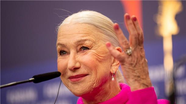 Die britische Schauspielerin Helen Mirren in Berlin.