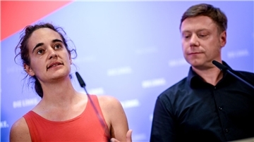 Die Bundesvorsitzenden der Linken schlagen Carola Rackete als Kandidatin für die Europawahl 2024 vor.