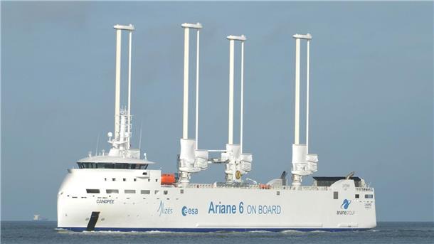 Die Canopee_1, ist ein Ariane-Raketenfrachter.