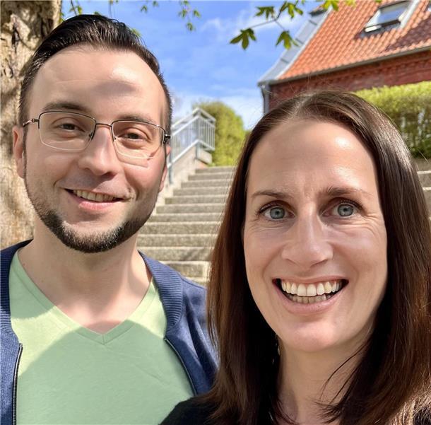 Kreisweite Demonstration gegen Rechtsradikalismus am Sonnabend in Sittensen Die Co-Vorsitzenden der Kreis-SPD, Ina Helwig und Sebastian Brandt