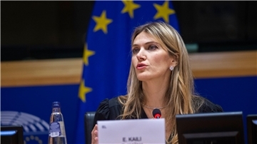 Die damalige Vizepräsidentin des EU-Parlaments, Eva Kaili, steht im Fokus einer Korruptionsaffäre.