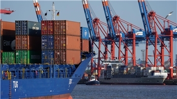Die deutsche Exportwirtschaft meldet leicht steigende Zahlen.