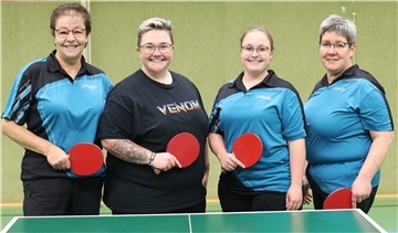 Tischtennis-Damenmannschaft des TV Esenshamm