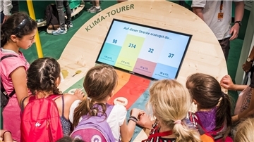 Die Exponate der „Klima-Macher“-Ausstellung vermitteln Ursachen und Folgen des Klimawandels.