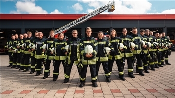 Feuerwehrleute 