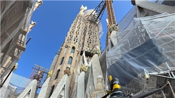 Sagrada Família nun höher als Ulmer Münster Die finale Bauphase beginnt nun. (Archivbild)