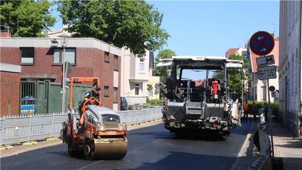 Straßen Maschinen Arbeiten
