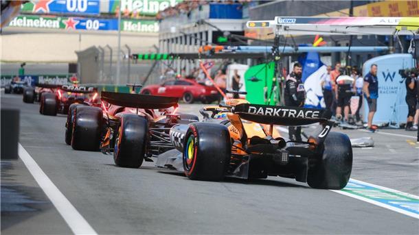 Die Formel-1-Piloten kämpfen um die besten Startplätze.