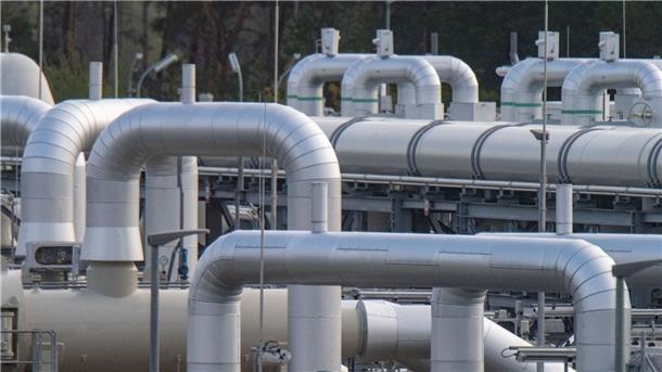 Die Gasempfangsstation der Ostseepipeline Nord Stream 2.