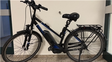 Die Gemeinde Loxstedt fragt, wem dieses Fahrrad gehört.