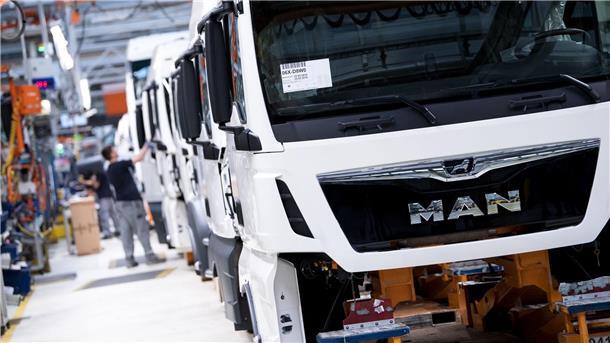 Schwacher Start ins Jahr für VW-Lkw-Sparte Traton Die Geschäftsaussichten bei Traton trüben sich ein.
