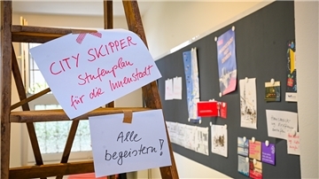 Die Geschäftsstelle des Vereins „City Skipper“ ist in der Innenstadt zu einem Anlaufpunkt geworden. Nun wird sie geschlossen. Foto Scheschonka