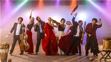 Musiker auf der Bühne