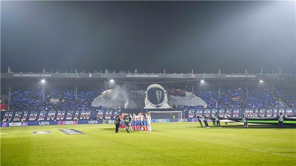 Heidenheim verpasst Achtelfinale der Conference League knapp Die Heidenheimer Fans sorgten für Stimmung.