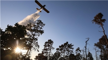 Die „Hexe 1“ wurde in diesem Sommer unter anderem bei einem Waldbrand bei Thale eingesetzt. (Archivbild)