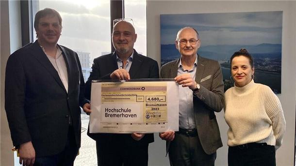 Die Hochschule wurde von WindMW mit einer großzügigen Spende bedacht.