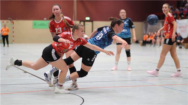 Handballspiel der Frauen der HSGV Unterweser
