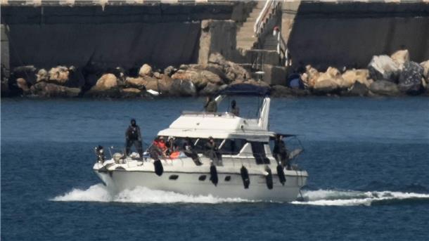 Schwere Vorwürfe der Gaza-Flotten-Aktivisten gegen Israel Die israelische Marine hatte am Freitag das letzte der insgesamt 42 Boote der Flottille abgefangen. (Archivfoto)