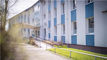 Die Jugendherberge in Bremerhaven im März 2022