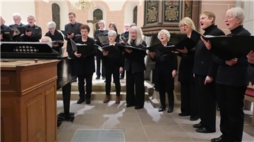 Die Kantorei der St.-Viti-Kirchengemeinde (Aufnahme von einer Adventsmusik im Advent 2022).