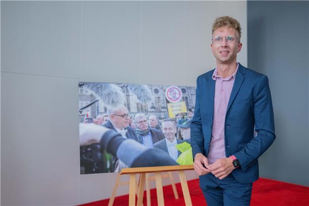 Die Kategorie „Politik“ entschied Arnd Hartmann für sich: Er fotografierte im Fe...