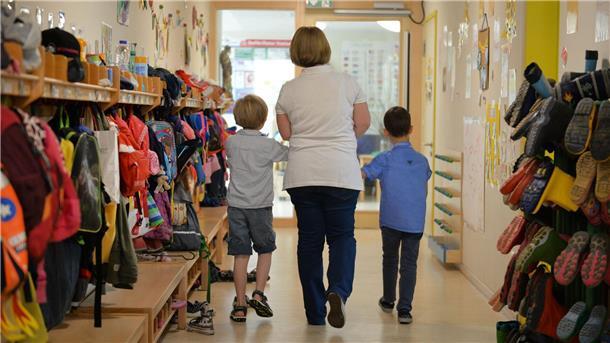 Kinderbetreuung in der Kita.