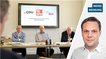 Die Koalitionsspitzen stellten jetzt den Spar-Haushalt 2025 vor.