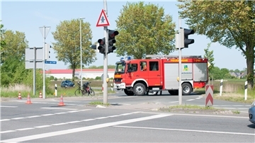 Die Kreuzung Oldenburger Straße/B212 kurz nach dem Unfall: Das Urteil des Nordenhamer Amtsgerichtes, das später vom Oldenburger Landgericht bestätigt worden war, ist jetzt rechtskräftig geworden.