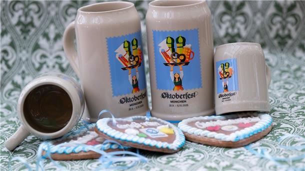 Maßkrug soll Hommage an Wiesn-Bedienungen sein Die Krüge sind auch Sammlerstücke.