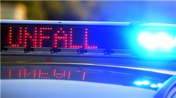 Die L135 musste nach dem Unfall voll gesperrt werden.