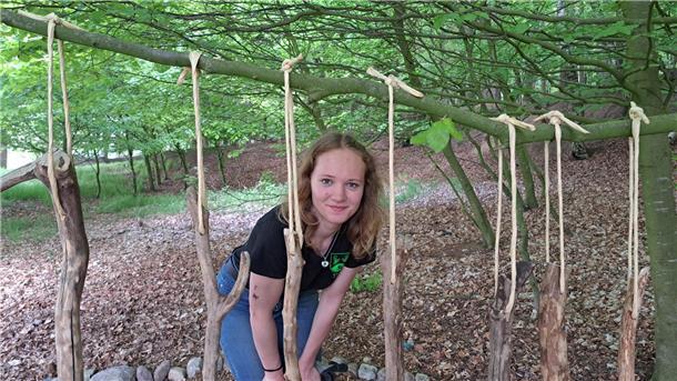 Die Landjugend Köhlen hat bei der 72-Stunden-Aktion Klanghölzer im Wald angebrac...