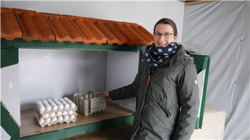 Die Landwirtin Bente Bronsema ist eine von wenigen Frauen in Niedersachsen, die einen landwirtschaftlichen Betrieb leiten.