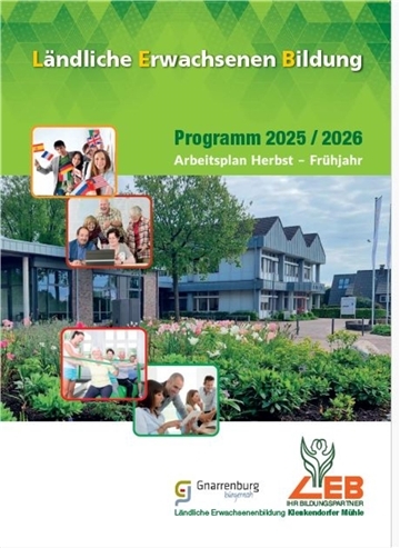 Umfangreiches Programmheft der LEB „Klenkendorfer Mühle“ Die LEB "Klenkendorfer Mühle" startet in die neue Saison.