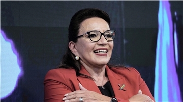 Die linke Präsidentin von Honduras, Xiomara Castro.