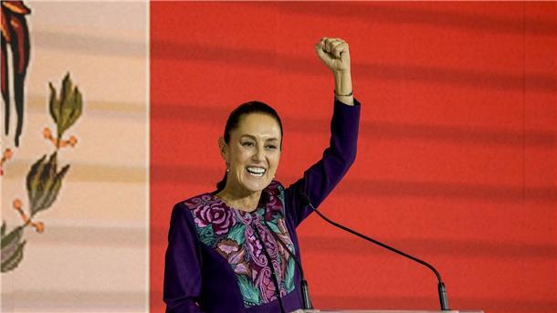 Erste Präsidentin in der Geschichte Mexikos gewählt Die linke Regierungskandidatin Claudia Sheinbaum galt als Favoritin bei der Präsidentenwahl in Mexiko. Laut vorläufigen Teilergebnissen erhielt sie die meisten Stimmen.