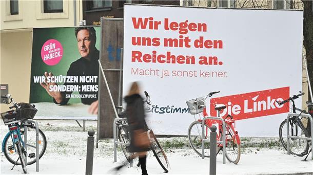 Umfrage: Linke legt deutlich zu – Union mit Einbußen Die Linke steigt laut einer aktuellen Umfrage deutlich in der Wählergunst. (Archivbild)